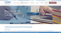 Desktop Screenshot of mesotherapie.org